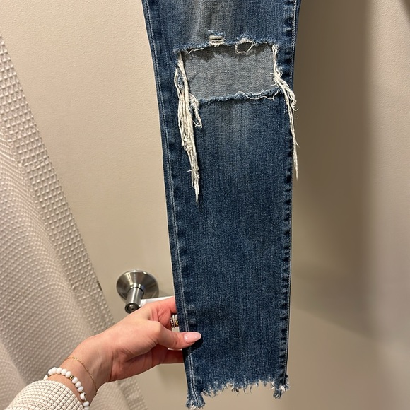 Joe’s Jeans High Waisted Ripped Knee Jeans - Picture 3 of 5